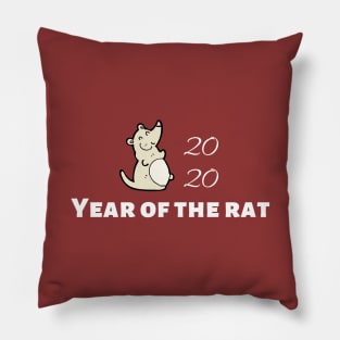 year of the rat 2020 Amazing  t shirt Pillow