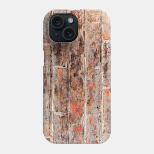 Rough Brick Orange & Purple Wall Phone Case