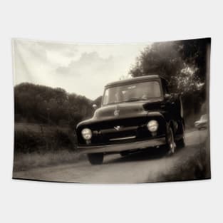 1954 FORD F-100, black white Tapestry