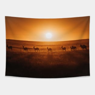 Safari Shadows Tapestry