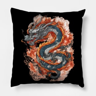 Chinese Dragon Pillow