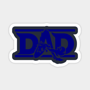 DnD DAD (shirt pocket size) (blue) Magnet