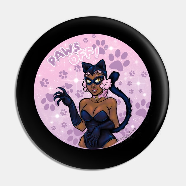 Paws Off! Pin by The Asylum Countess