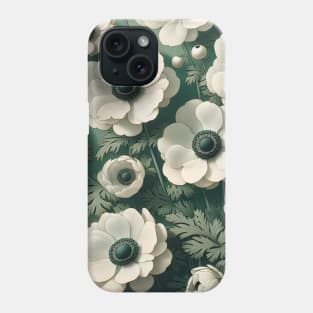 Anemone Flowers Phone Case