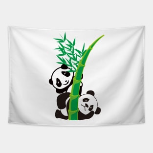 Panda and Bamboo 5 Tapestry