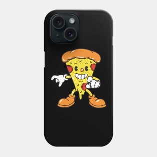 Retro 60s Pizza Cartoon Phone Case