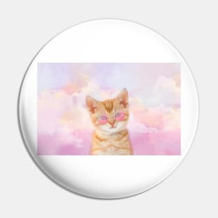 "La vie en rose" Pink Kitty Pin