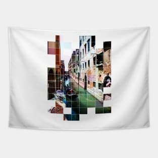 Blocked away in Venice Print Tapestry