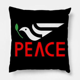 Peace: ceasefire now Pillow