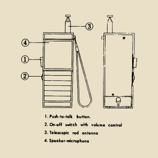 Walkie Talkie Secret Technology Schematic Communication T-Shirt