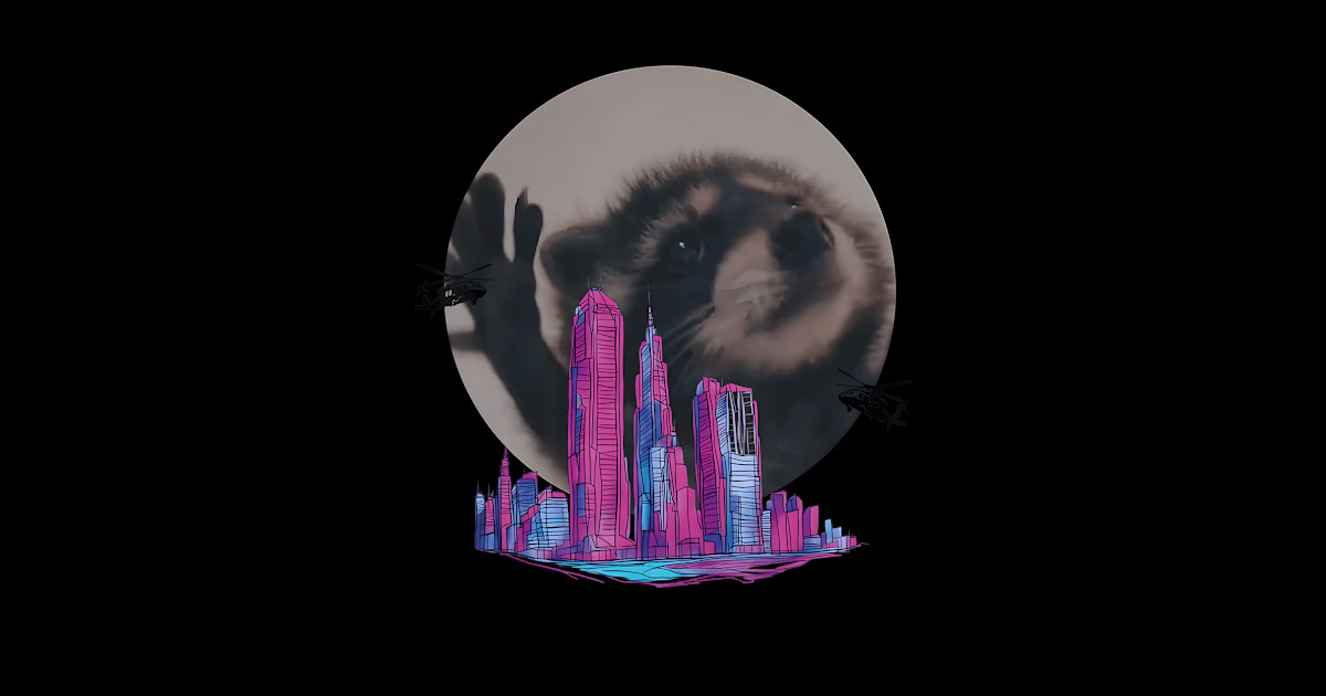 Pedro Racoon Dance Popular Meme - Pedro Racoon Dance - Sticker | TeePublic