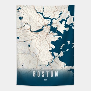 boston city map Tapestry