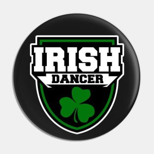 Irish Dance Badge - Shamrock (Kids) Pin