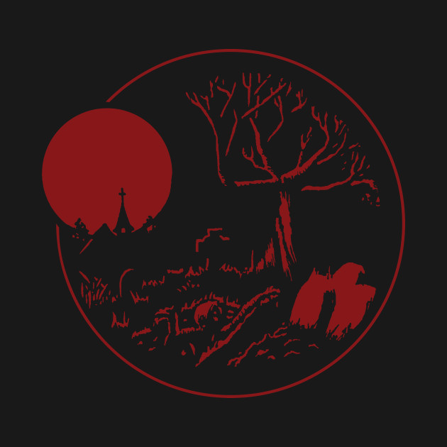 Disover Graveyard - Red - T-Shirt