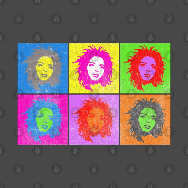 Lauryn Hill Pop Art Vintage Look by Bingung Mikir Nama Design