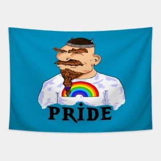 Dwarven Gay Pride Tapestry