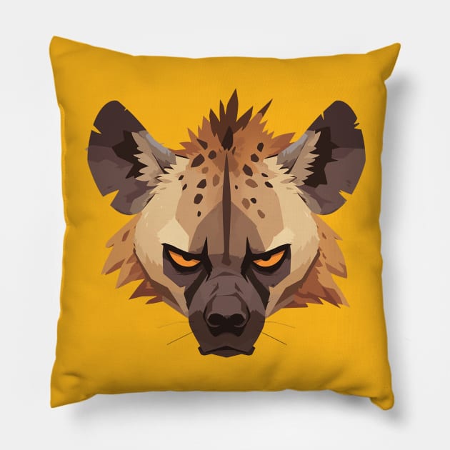 hyena Pillow by peterdoraki