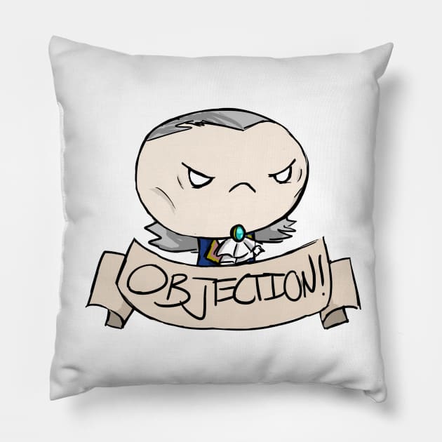 King of Prosectuors Pillow by HeatherC