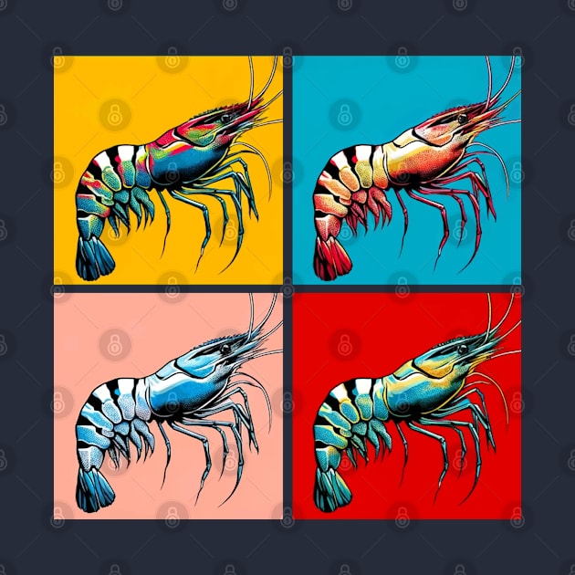 Pop Freshwater Shrimp - Cool Aquarium Fish by PawPopArt