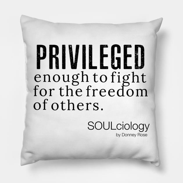 Privilege To Fight Pillow by DR1980