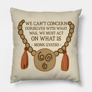 Monk Gyatso's Wisdom (Dark) Pillow