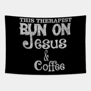 Therapist lover of Jesus and coffee Tapestry