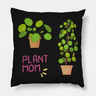 Pilea Plant Mom Set Pillow