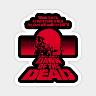 Retro Dawn Of The Dead Magnet