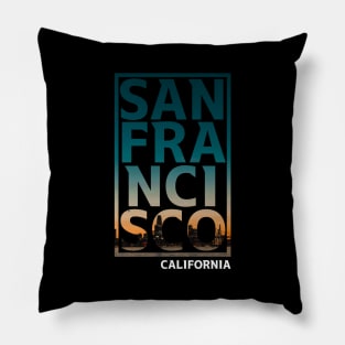 San Francisco Typography Pillow