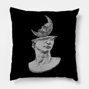 crescent doom Pillow