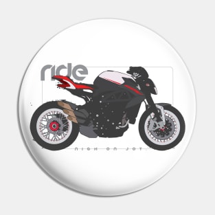 Ride dragster 800rr white Pin