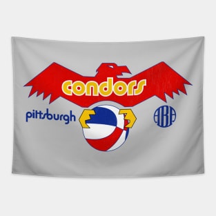 Defunct Pittsburgh Condors ABA Basketball Tapestry