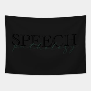 Speech Pathology - green Tapestry