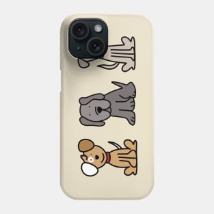 Three Pups Phone Case