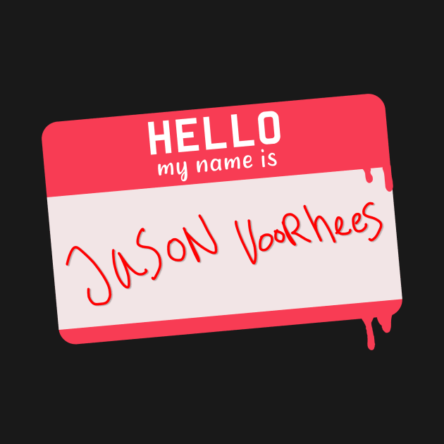 Halloween Name Tag - Jason Voorhees by HijriFriza