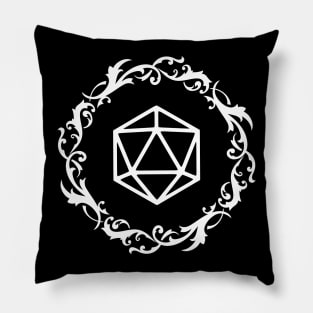 Mystical Polyhedral D20 Dice TRPG Tabletop RPG Gaming Addict Pillow