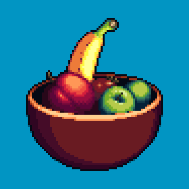 Fruit bowl pixel art by HogFrog