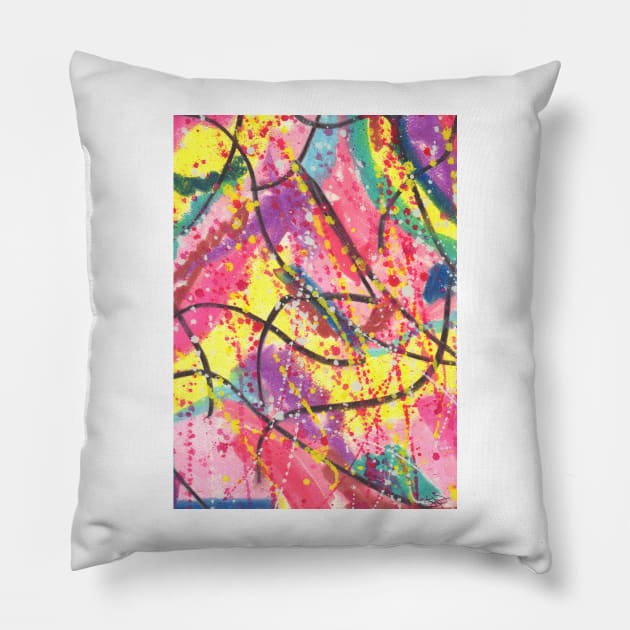 Untitled 43 Pillow by jamesknightsart