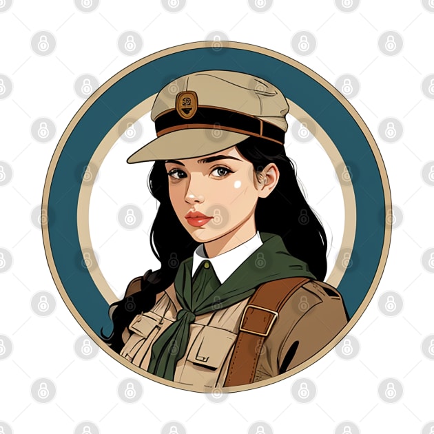 Retro American Park Ranger by CursedContent