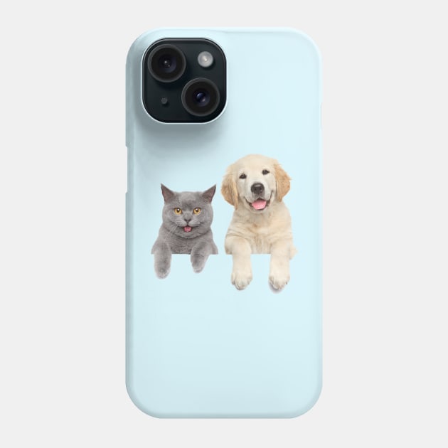 Cat and Dog Phone Case by redstoneOne