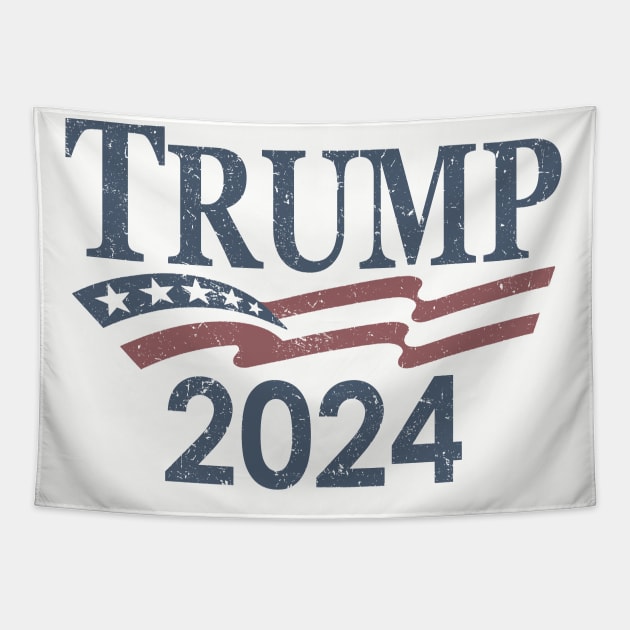 Vintage Trump 2024 Tapestry by Etopix