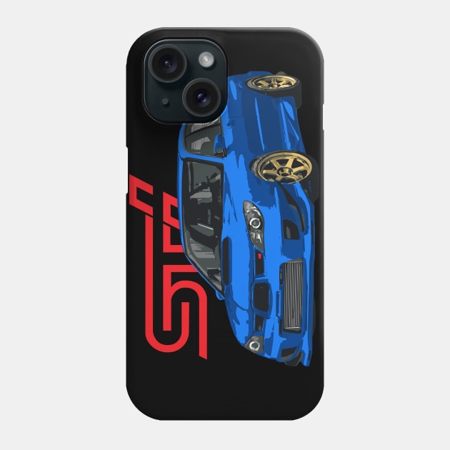 Subaru Impreza WRX STi GDB Hawkeye Phone Case by cowtown_cowboy