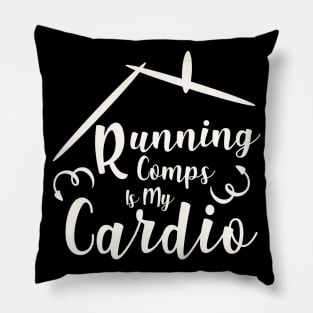 Running Comps Is My Cardio T-Shirt Real Estate Agent Realtor Pillow