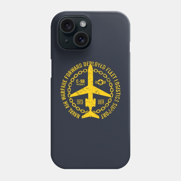 Vintage C-9B Skytrain II Aircraft Fleet Logistics Support Phone Case by hobrath