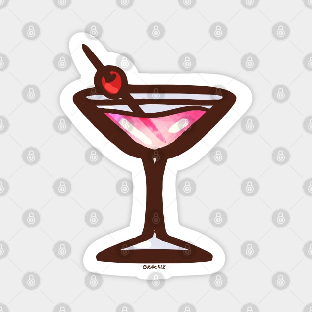 Magnificant Martini Magnet by Jan Grackle