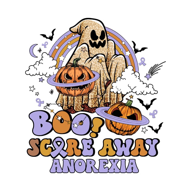 anorexia Awareness - spooky Boo ghost retro halloween by Gost