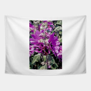 Purple Coastal Plant Tapestry