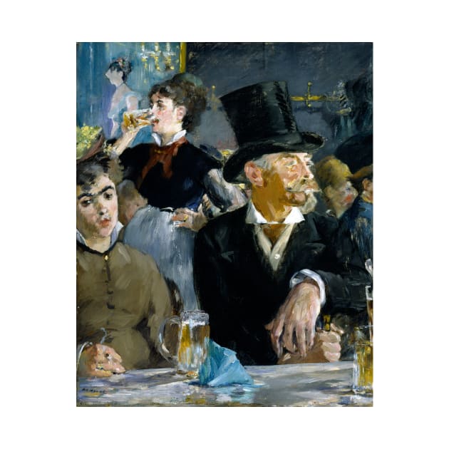 At the Cafe by Edouard Manet by Classic Art Stall