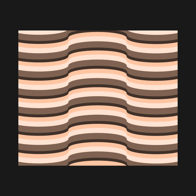 Op Art Peach 7632 by ArtticArlo