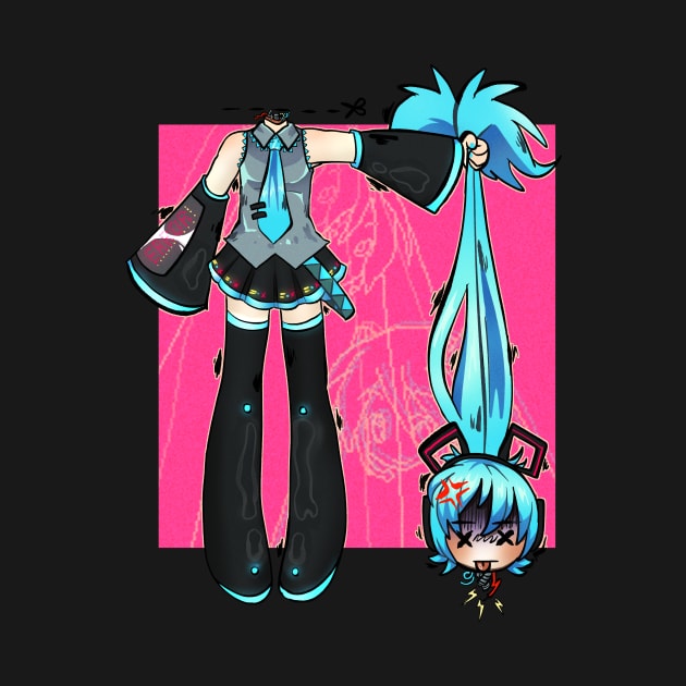 Headless Miku by katat0n1a